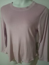 Womens XL Climate Right Cuddl Duds Purple Lavender Velour Top Long Sleeve