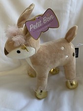 FAO Schwarz Petit Bon Fawn Deer Stuffed Animal 9" baby girl decor new