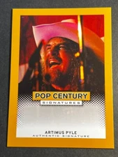 2013 Leaf Pop Century GOLD PROOF MISSING AUTO & #/1 Artimus Pyle
