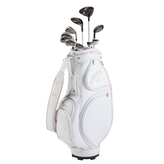 Callaway Womens Reva 9 Piece Complete Golf Set Rosegold Callaway Womens Reva 9 Piece Complete Golf Set Rosegold