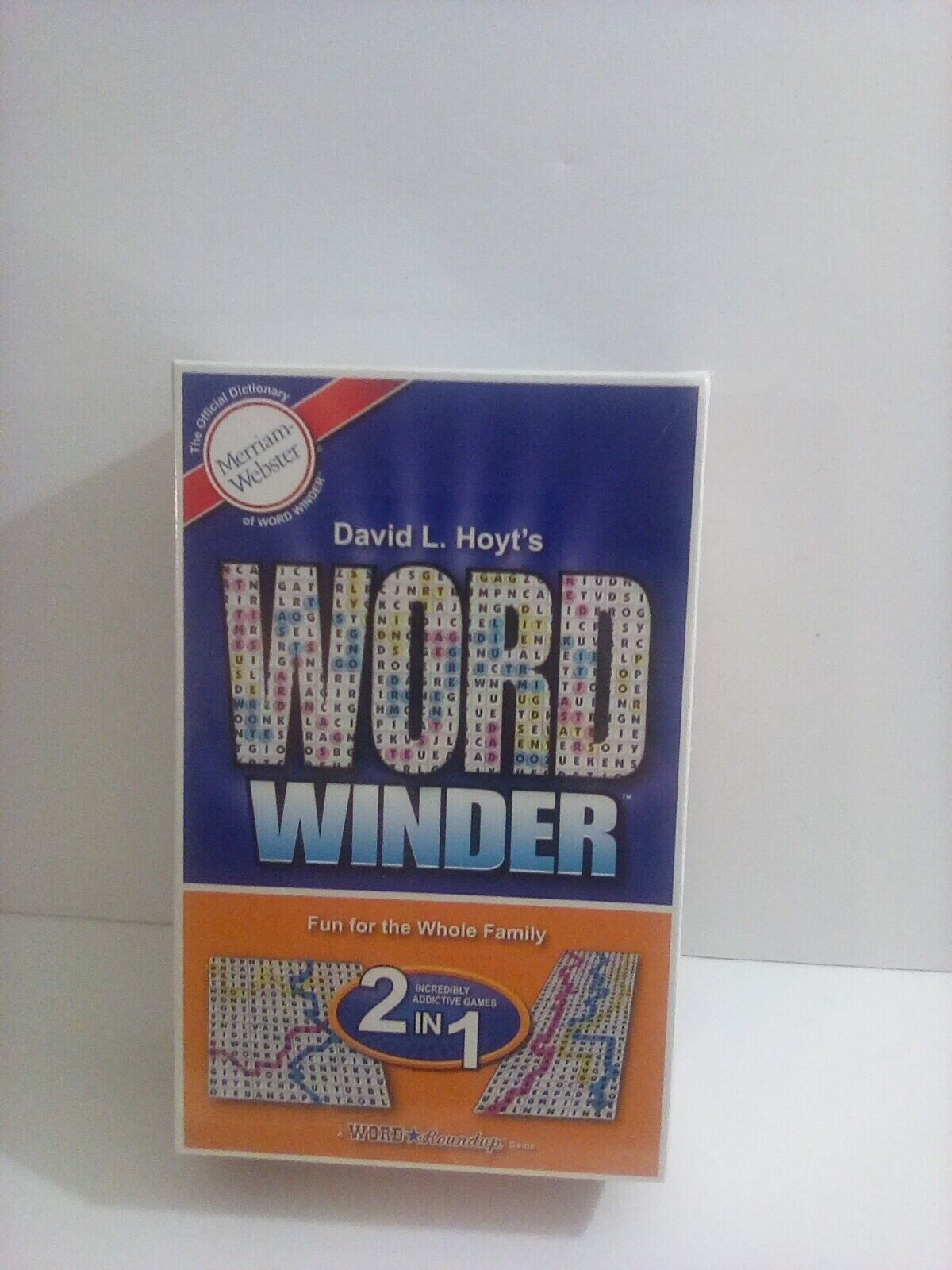 David L. Hoyt's:  "WORD WINDER" 2 Addictive Games In 1 Sealed