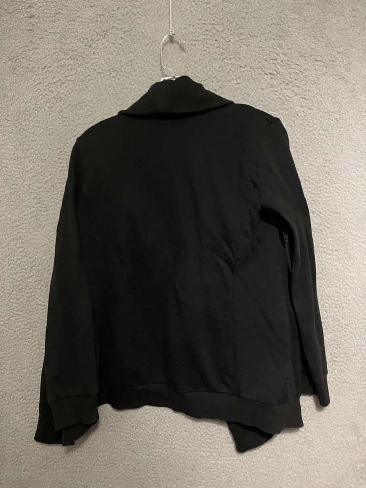 AllSaints женщин Dahlia пот куртка размер средний черный взрослых хлопковая смесь - Изображение 2 из 4