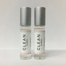 Lot of 2 Clean Classic The Original Rollerball Eau De Parfum 0.17oz As Pictured