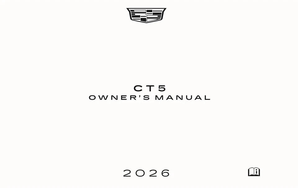 2026 Cadillac CT5 Owners Manual User Guide