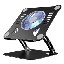 Laptop Cooling Stand with 3 Speed Fan, Adjustable Height Laptop Stand for Des...