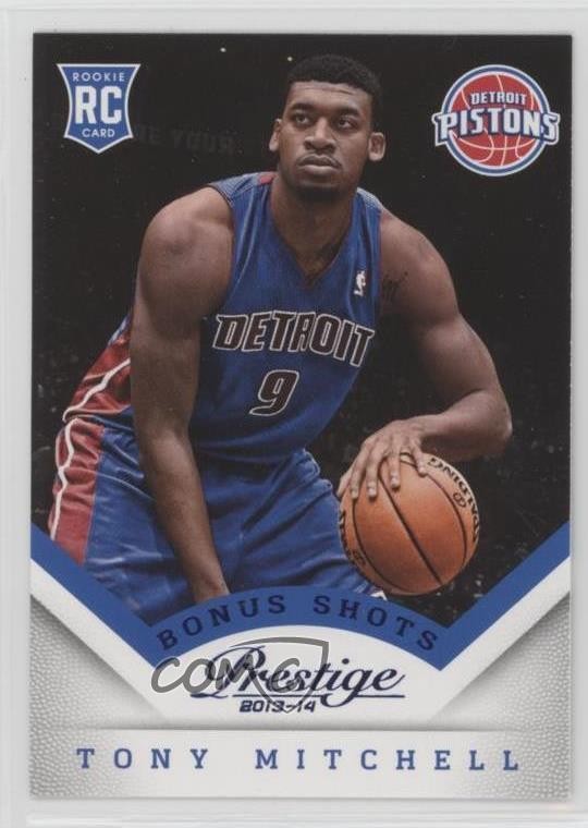 2013-14 Panini Prestige Blue Bonus Shots Tony Mitchell #196 Rookie RC 9qa