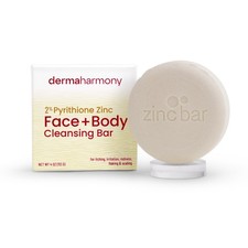 2 Pyrithione Zinc Face  Body Cleansing Bar non-soap - Unscented 4 oz 