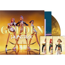 HUNTR/X, KPop Demon Hunters Cast: Golden 7" - Gold Vinyl Single + Card & Sticker