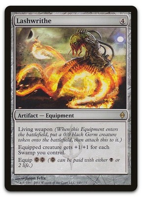 Lashwrithe #143 (LP) New Phyrexia NPH Magic MTG