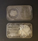 Metal Arts Co. 2x 1oz Silver Bar 999 Bicentennial 1976 Bullion Set