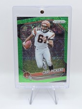 Carl Pickens - 2025 Panini Prizm #152 No Huddle Neon Green /10 Bengals SSP
