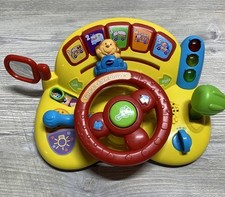 VTech Turn Learn Driver Interactive Toy Steering Wheel Lights Sounds Ages 6-36