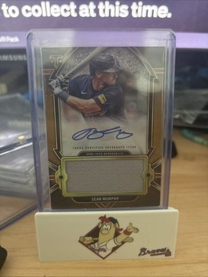 2024 Triple Threads Sean Murphy Auto Single Jumbo Jersey Gold #/25 Braves