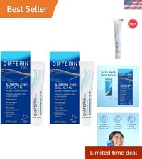 Differin Acne Gel Duo: 180-Day Supply of RX Strength Retinoid for Clear Skin