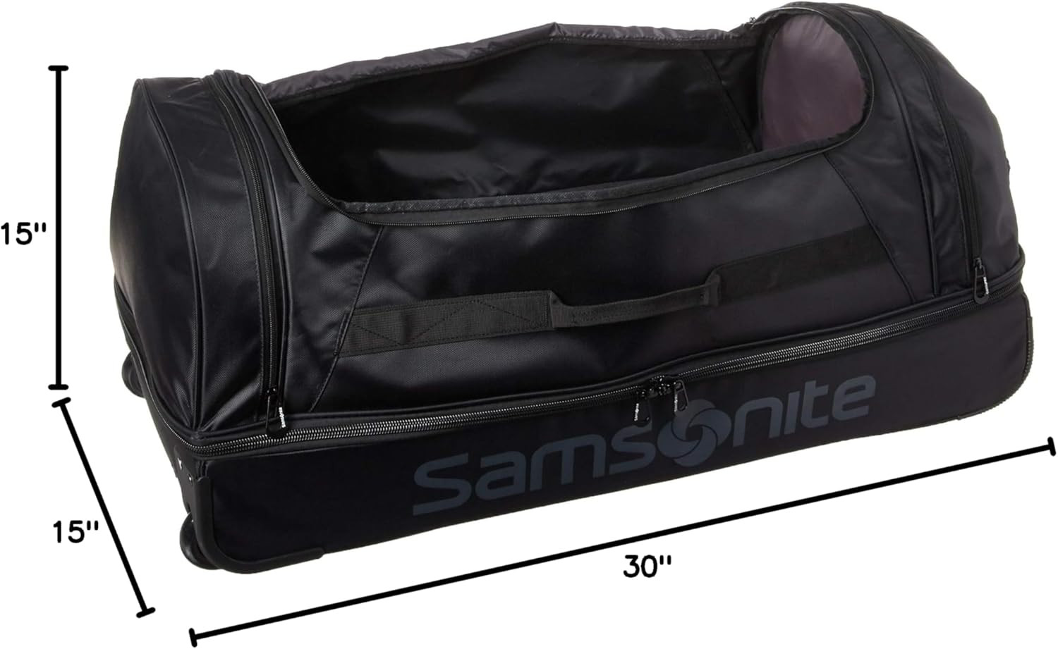 Andante 2 Wheeled Duffel Bag &ndash; 32-Inch Durable Rolling Luggage with Inline Skate