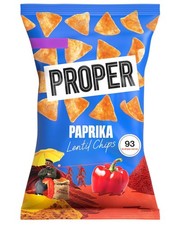 Properchips Paprika Lentil Chips 85g-8 Pack