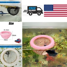 Aquarium Hiding Cave Pink for Betta Fish and Shrimp 3.94 Inch Feeding Accessory