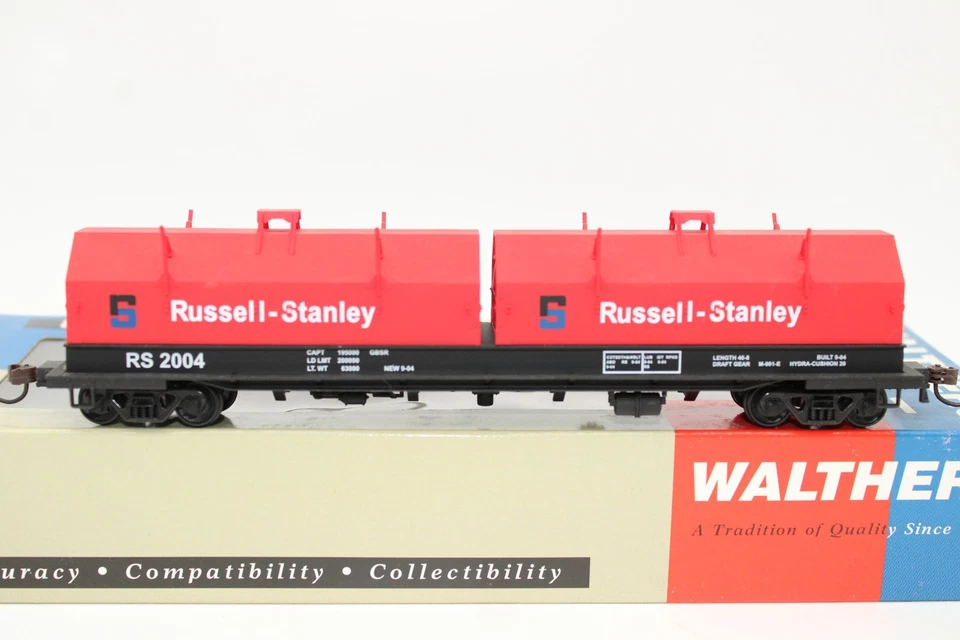 Walthers HO Scale RS Russell Stanley Cushion Coil Car #2004 - Image 2 of 4