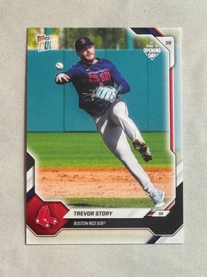 2026 Topps Now Road to Opening Day Trevor Story #OD-14 Red Sox