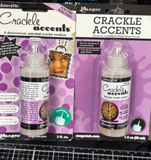 1 bottle Inkssentials Crackle Accents by Ranger - Clear Medium - New & Unopened