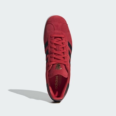 Size 13 - Manchester United x adidas Gazelle Red Black for sale