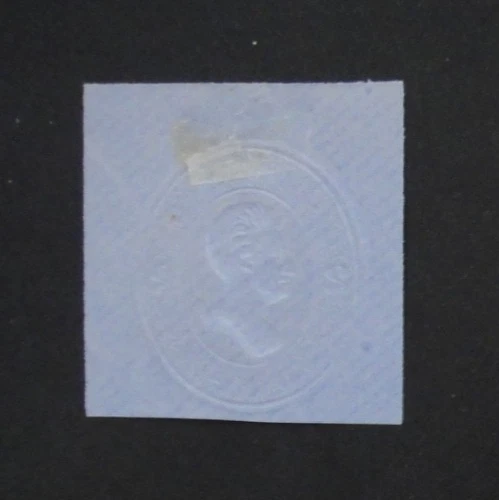 US Stamped Envelope U146 2c 1874-86 Cut Square Vermillion on Blue - Image 2 of 2