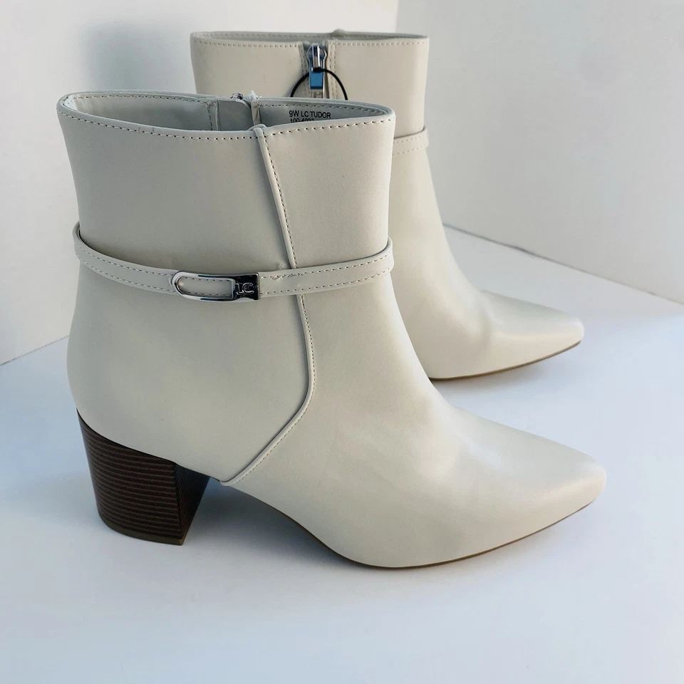 Liz Claiborne Botines Mujer Talla 9W Punta Tacón Bloque Espuma con Memoria Foto 3 de 4