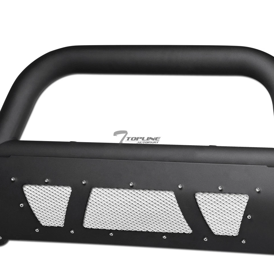 Topline For 2003-2008 Pilot/2006+ Ridgeline Studded Mesh Bull Bar - Matte Black Foto 4 de 4