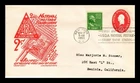 US COVER GEORGE WASHINGTON STAMPED ENVELOPE FDC COMBO STAEHLE CACHET CRAFT