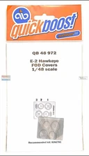 QBT48972 1:48 Quickboost E-2 Hawkeye FOD Covers (KIN kit)