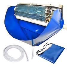 Ac Cleaning Bag with Wall Protection Cloth, Professional Mini Split Cleaning ...
