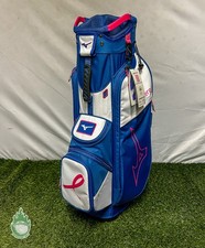 New Mizuno Project Zero Cart Golf Bag Mizuno Cart Bag Blue/Pink 7 way top
