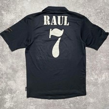 Vintage Raul Real Madrid 03/04 Away Size M adidas Jersey Original