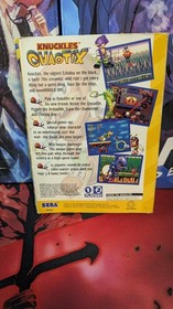 Knuckles' Chaotix (Sega Genesis 32X, 1995) Complete CIB - Tested Working 