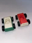 Fisher Price Little People Garage Car Red Green Lot - Vintage - 1970’s