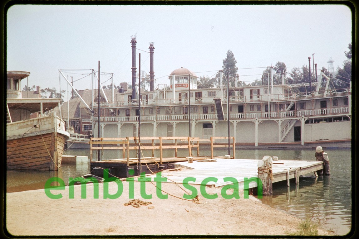 Original Slide, Scene at Universal Studios Hollywood 1965, B