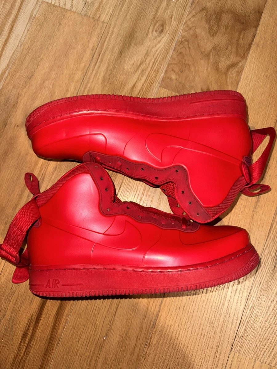 Nike Air Force 1 Foamposite Red 2018 for Sale | Authenticity