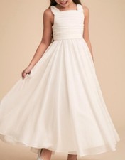 Girls bridesmaid dress BHLDN Miriam Dress in Ivory Size 10