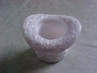 Vintage Fenton White Milk Glass Top Hat Toothpick Holder Daisy and Button