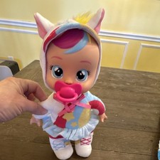 Cry Babies Baby Doll Unicorn Outfit Blonde Gi...