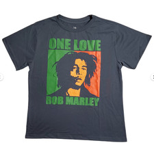 Zion Rootswear Bob Marley Boys Size XL Short Sleeve Graphic T-Shirt FREE S H