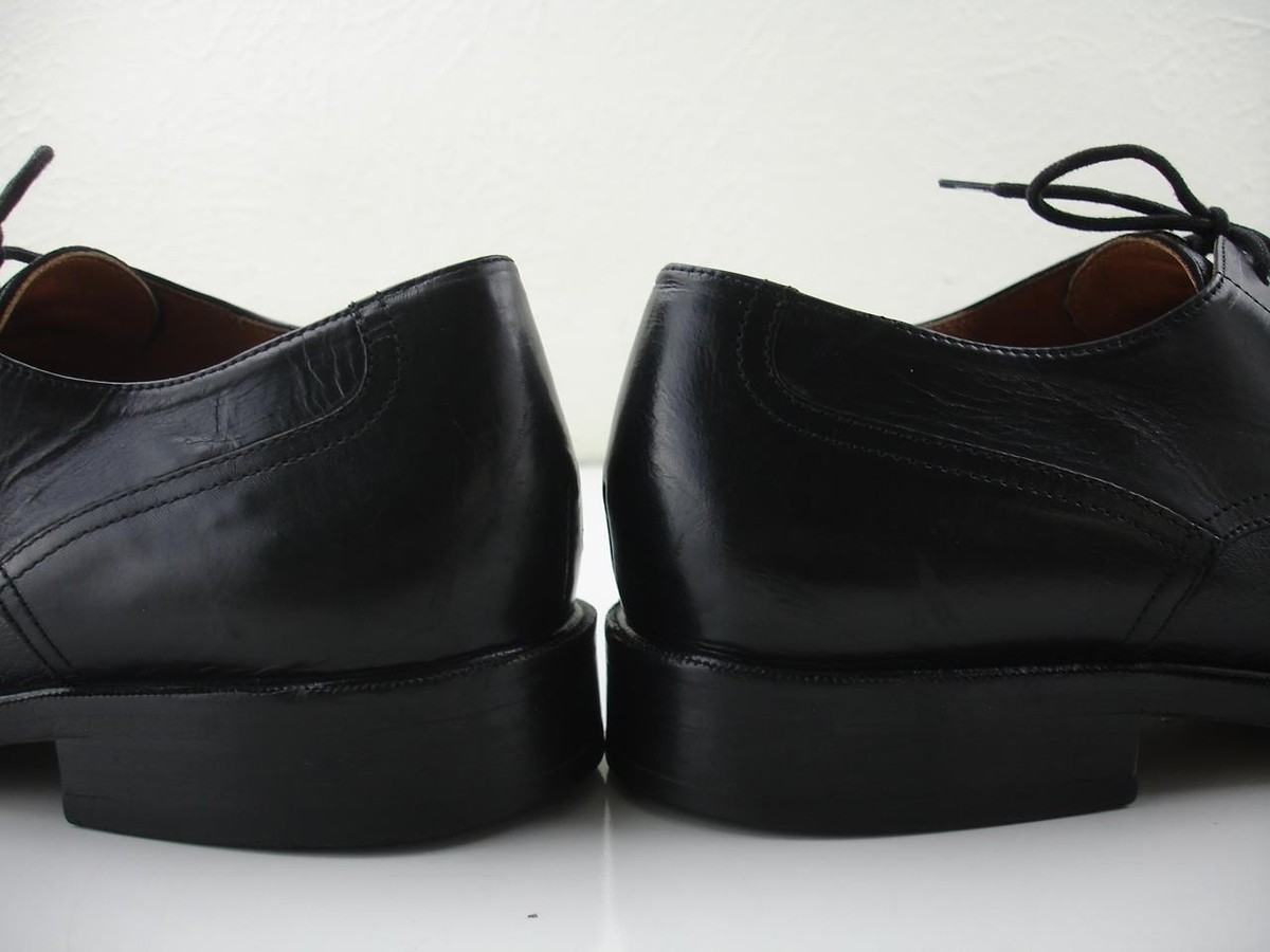 BOSTONIAN LUXE MEN\'S BLACK PEBBLE LEATHER ITALIAN LUXURY OXFORDS / RUBBER BOTTOM Amazon.com | Bostonian Men main image 2