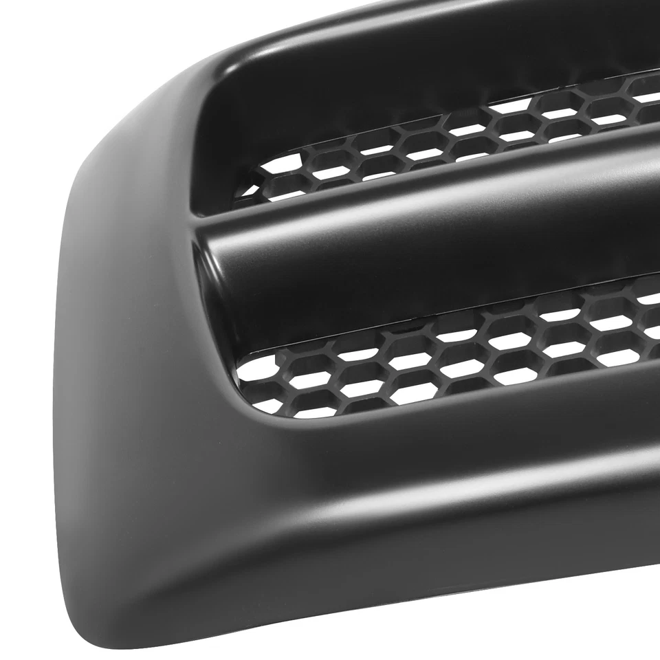 [Malla de panal] Para camioneta Dodge Ram 1500-3500 99-02 Sport parrilla delantera negra Foto 3 de 4