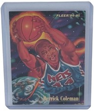 Derrick Coleman 1994-95 Fleer Basketball Pro-Visions Insert Card Nets #4