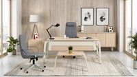 BüRomöBel Set Schreibtisch Sideboard Kommode Couchtisch Luxus