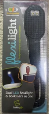 Flexilight Xtra Black Dots Book Light by Thinking Gifts Dual LED LIGHTS NEW