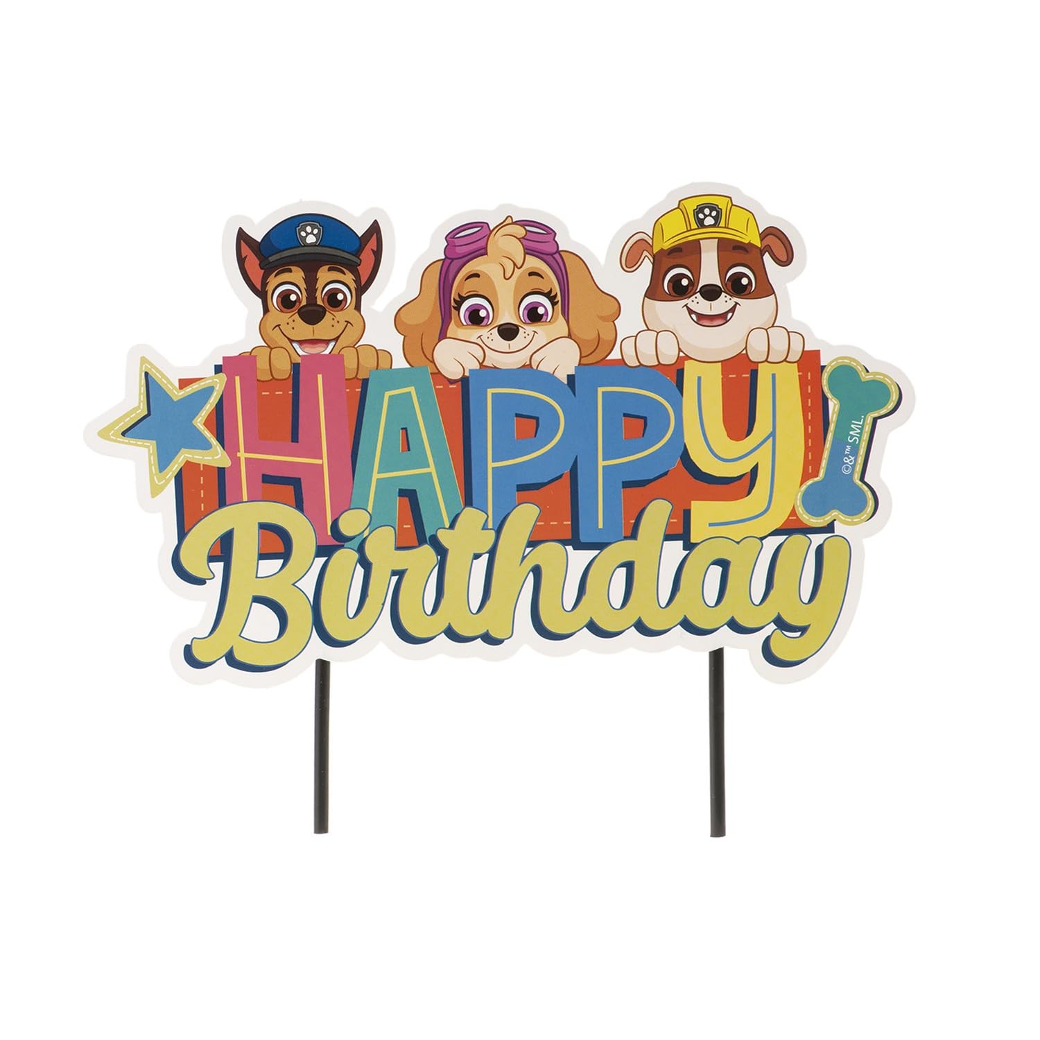 Dekora - Cake Decoration Birthday Happy Birthday Cake Topper Paw Patrol M 5290₽