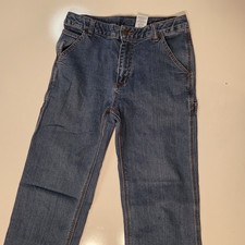 Carhartt Boy's Size 16 28x28 Straight Blue Jeans