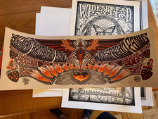 Allman Brothers / Widespread Panic  2009 Tour Poster by Jeff Wood Drowning Creek