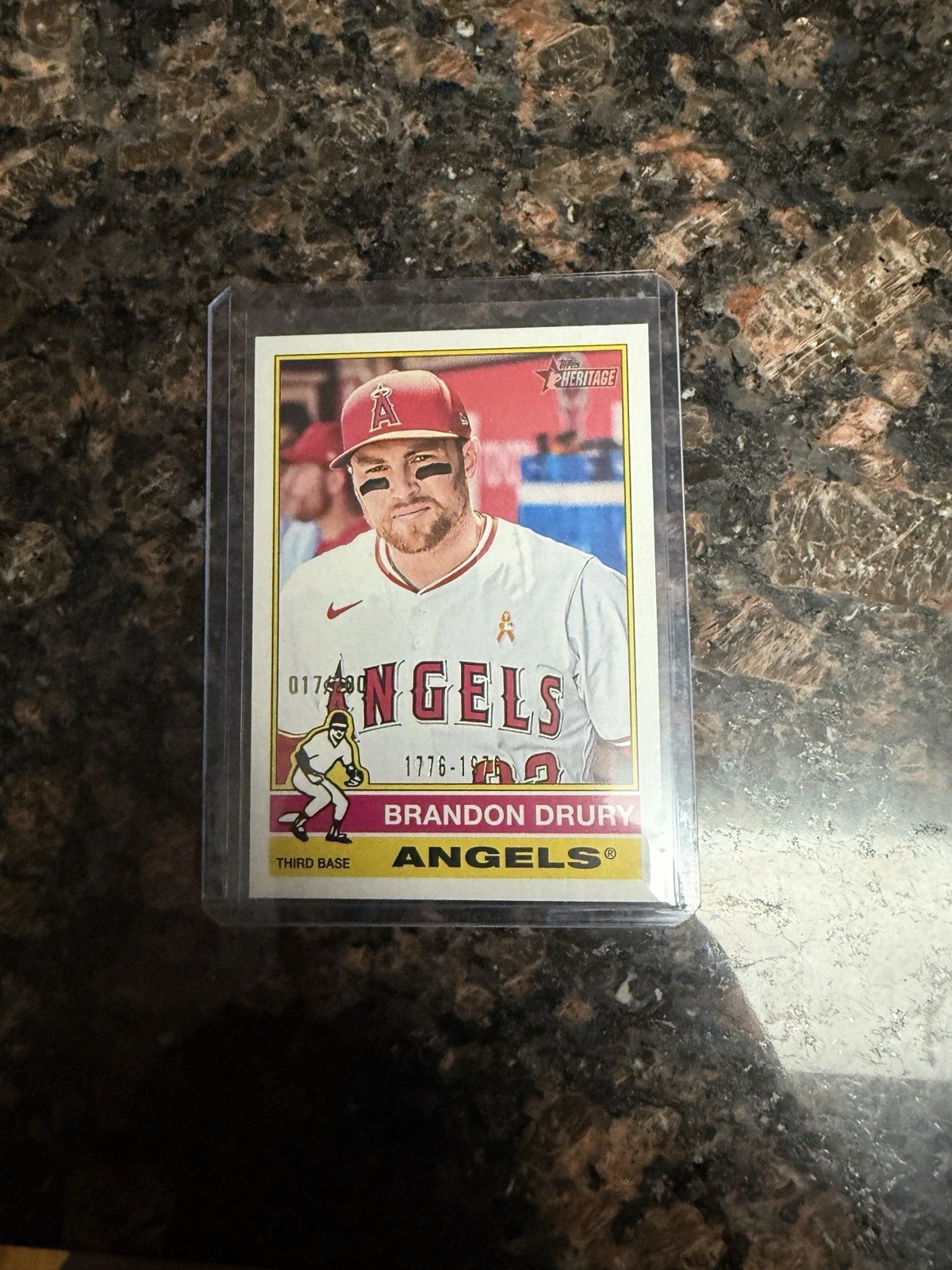 2025 Topps Heritage - Brandon Drury #283 Bicentennial /200
